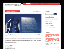 Tablet Screenshot of kantoorbelegging.nl